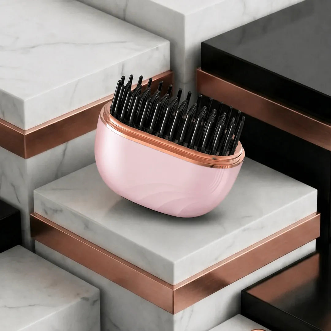 Brosse chauffante lissante